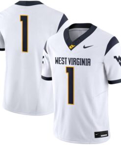 Team Jersey 1 West Virginia Mountaineers 2025 Vapor Limited Stitched White ddfa74d8 1eba 4b07 842d 0befb01a7dbe