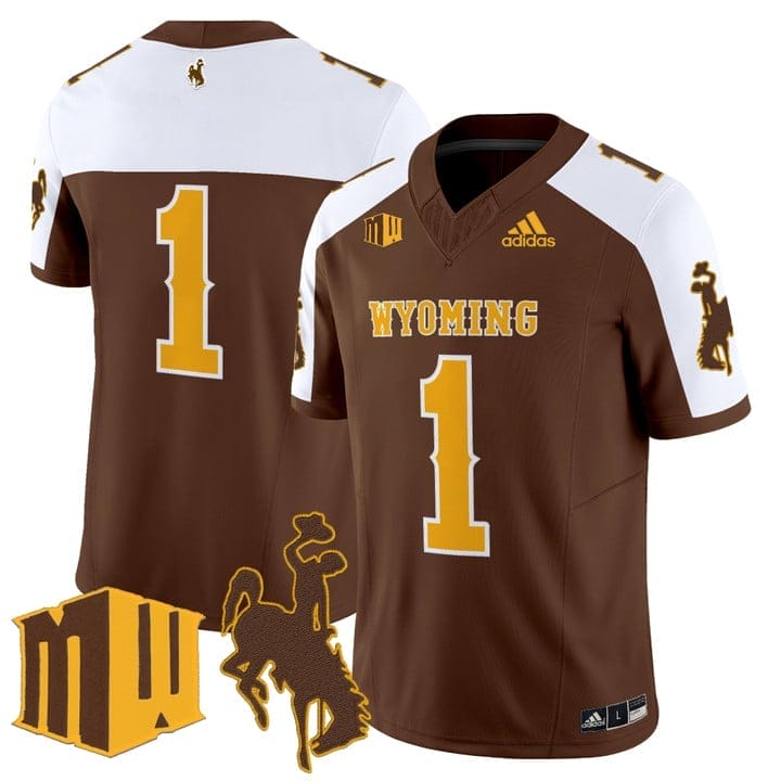 Team Jersey #1 Wyoming Cowboys 2025 Vapor Limited Stitched - Image 2