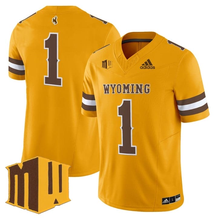 Team Jersey #1 Wyoming Cowboys 2025 Vapor Limited Stitched - Image 5