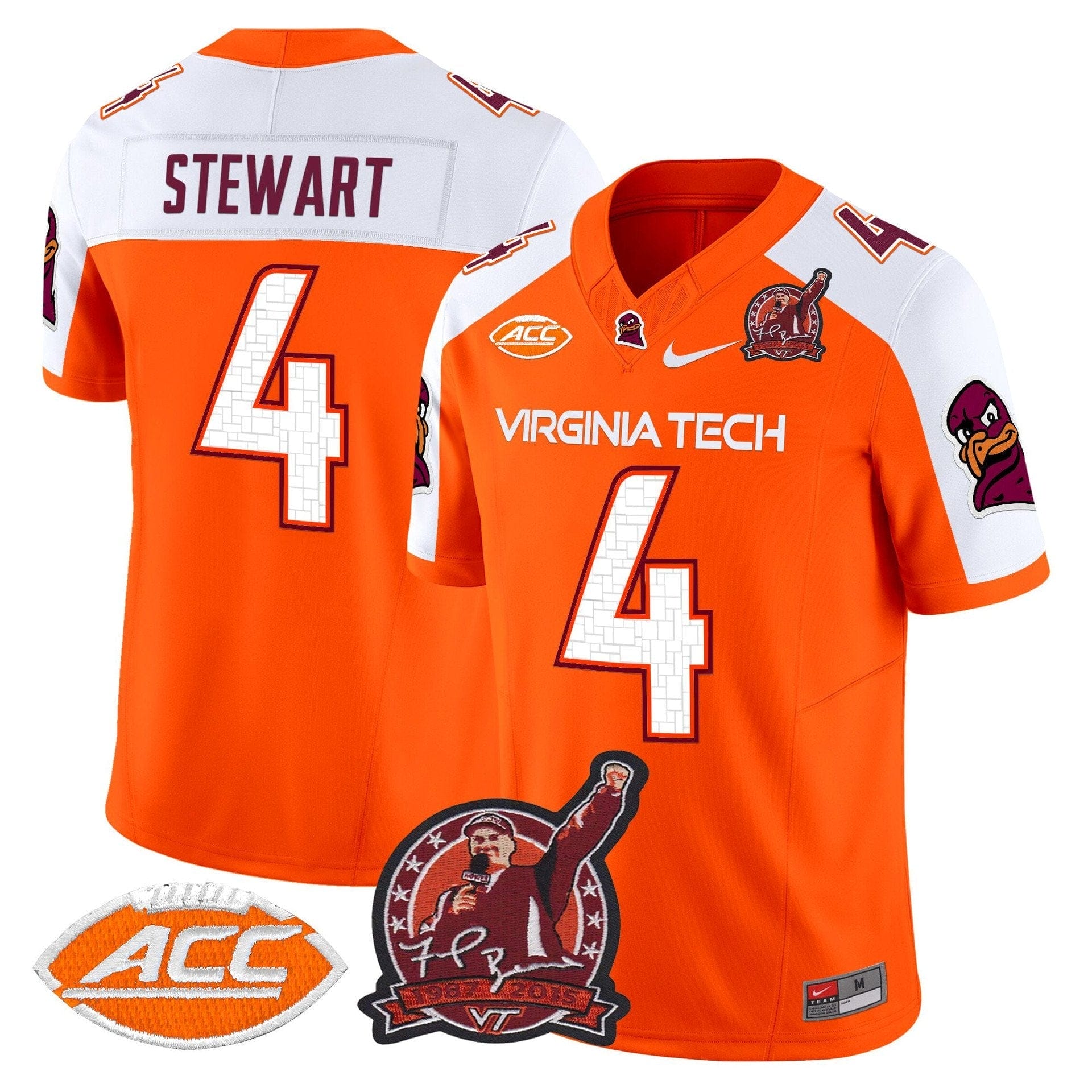 Terion Stewart Jersey #4 Virginia Tech Hokies Coach Frank Beamer 2025 - Image 4
