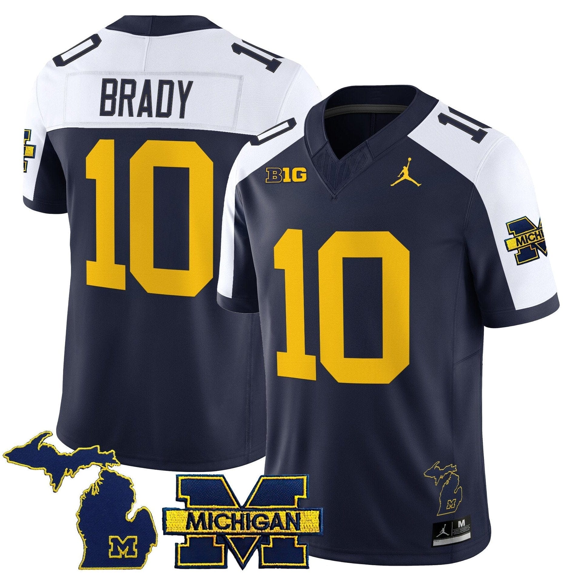 Tom Brady Jersey #10 Michigan Wolverines 2025 Limited V2 Stitched - Image 4