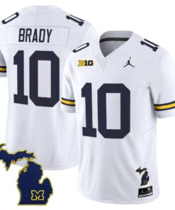 Tom Brady Jersey #10 Michigan Wolverines 2025 Limited V2 Stitched