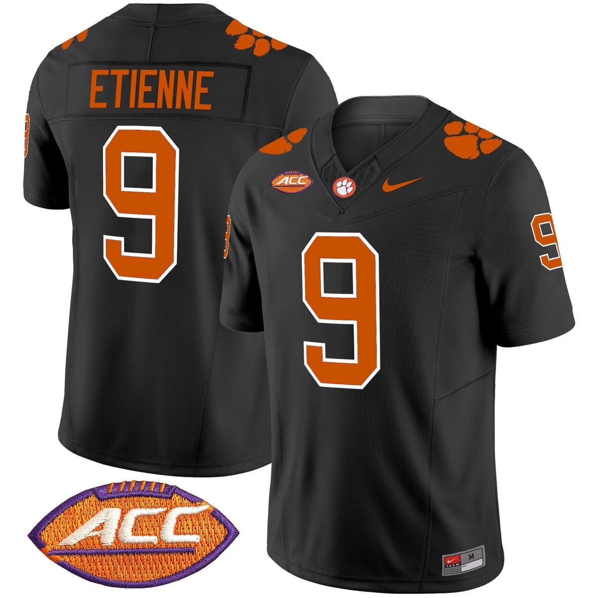 Travis Etienne Jersey #9 Clemson Tigers 2025 Vapor Limited Stitched