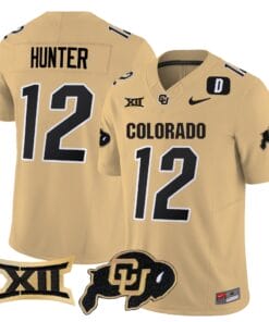 Travis Hunter Jersey 12 Colorado Buffaloes 2025 Limited Stitched Gold 47b31c33 67db 4b26 9854 e988d04d1892
