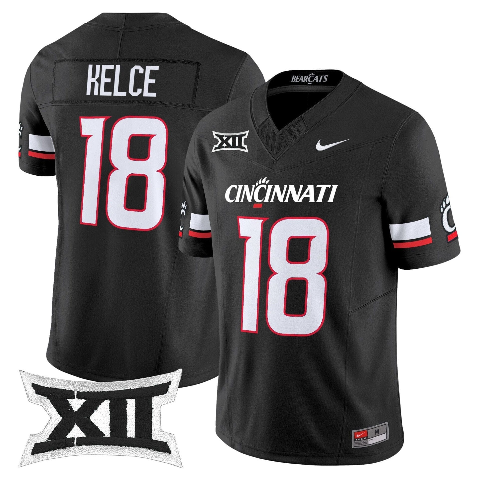 Travis Kelce Jersey #18 Cincinnati Bearcats 2025 Vapor Limited Stitched