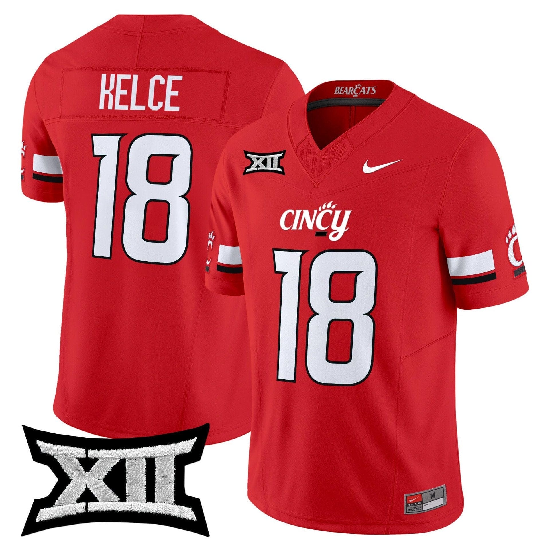 Travis Kelce Jersey #18 Cincinnati Bearcats 2025 Vapor Limited Stitched - Image 3