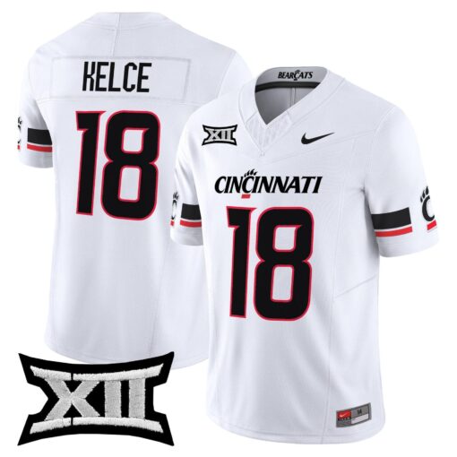 Travis Kelce Jersey #18 Cincinnati Bearcats 2025 Vapor Limited Stitched - Image 2