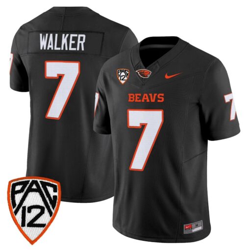 Trent Walker Jersey #7 Oregon State Beavers 2025 Limited Stitched