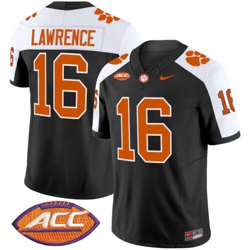 Trevor Lawrence Jersey #16 Clemson Tigers 2025 Vapor Limited Stitched - Image 3