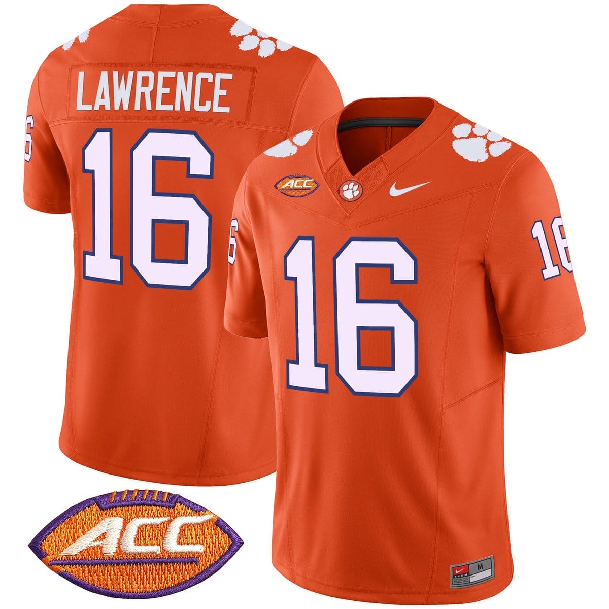 Trevor Lawrence Jersey #16 Clemson Tigers 2025 Vapor Limited Stitched - Image 5