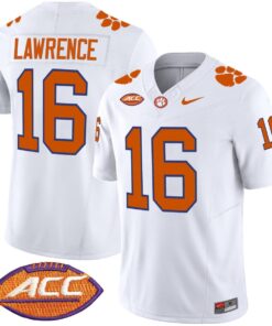 Trevor Lawrence Jersey 16 Clemson Tigers 2025 Vapor Limited Stitched White 323942aa ec7c 4810 a7fd 2caaa9090c76