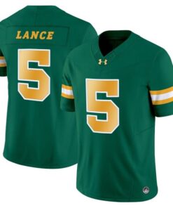 Trey Lance Jersey 5 North Dakota State Bison Limited Stitched Green