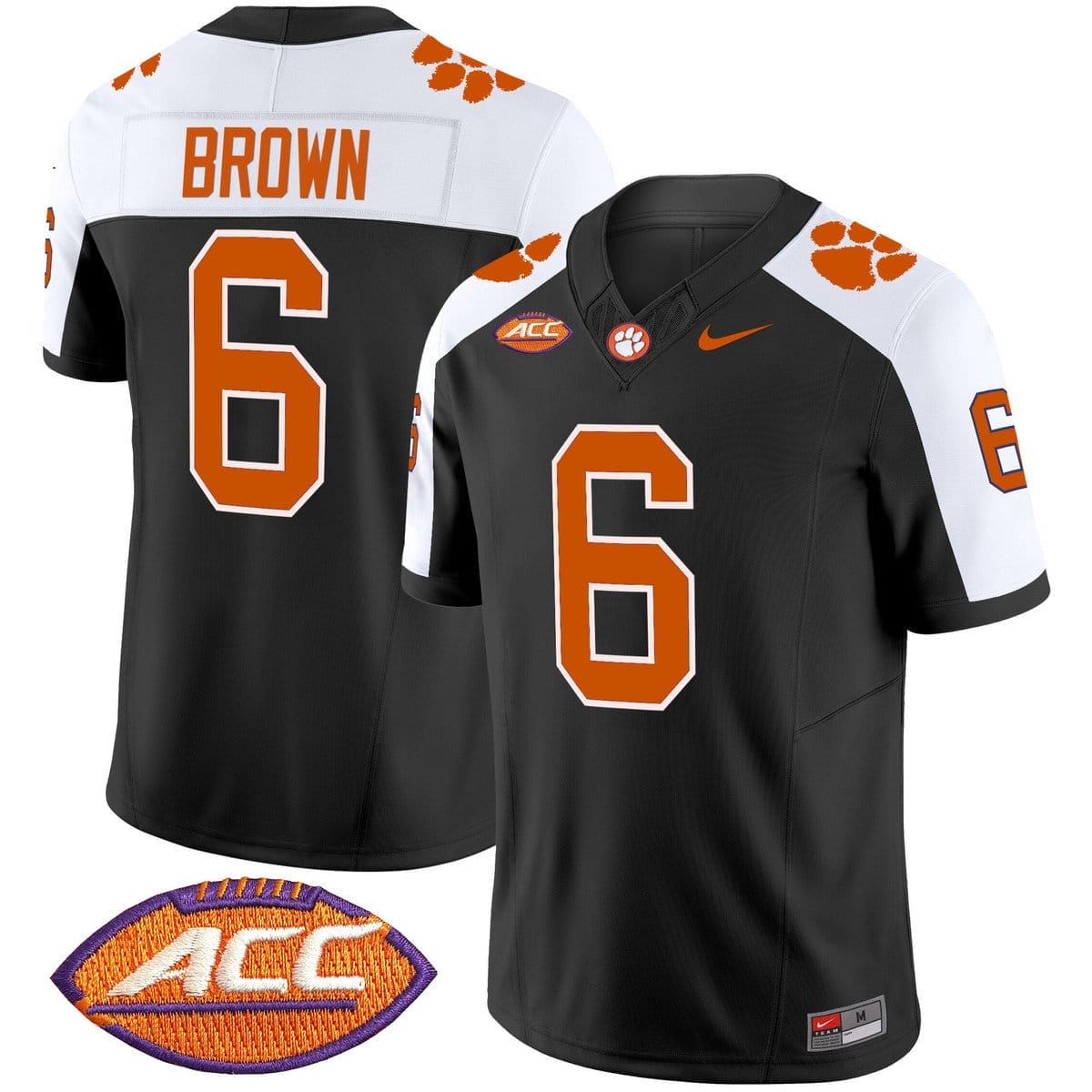 Tyler Brown Jersey #6 Clemson Tigers 2025 Vapor Limited Stitched - Image 3