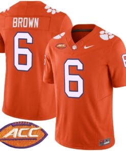 Tyler Brown Jersey 6 Clemson Tigers 2025 Vapor Limited Stitched Orange 9f6763af 8dd6 4086 a0f6 b5b8783ee73c