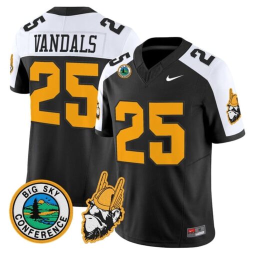 Vandals Jersey #25 Idaho Vandals 1975 Throwback Limited Stitched - Image 3