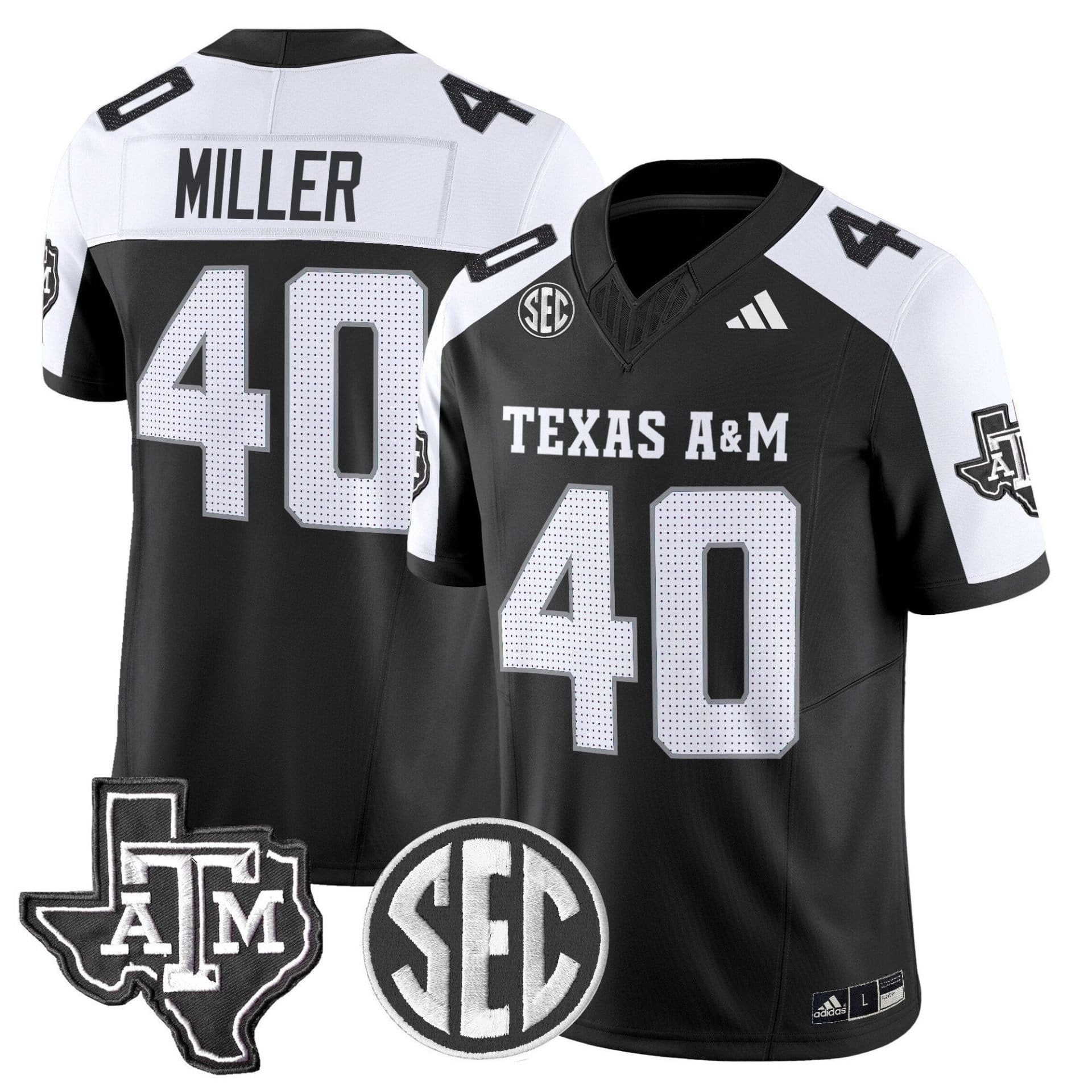 Von Miller Jersey #40 Texas A&M Aggies 2025 Vapor Stitched - Image 3