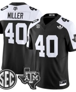 Von Miller Jersey 40 Texas A M Aggies 2025 Vapor V2 Stitched Black Alter c33afe29 9ba4 4772 b6b6 4ab062276946