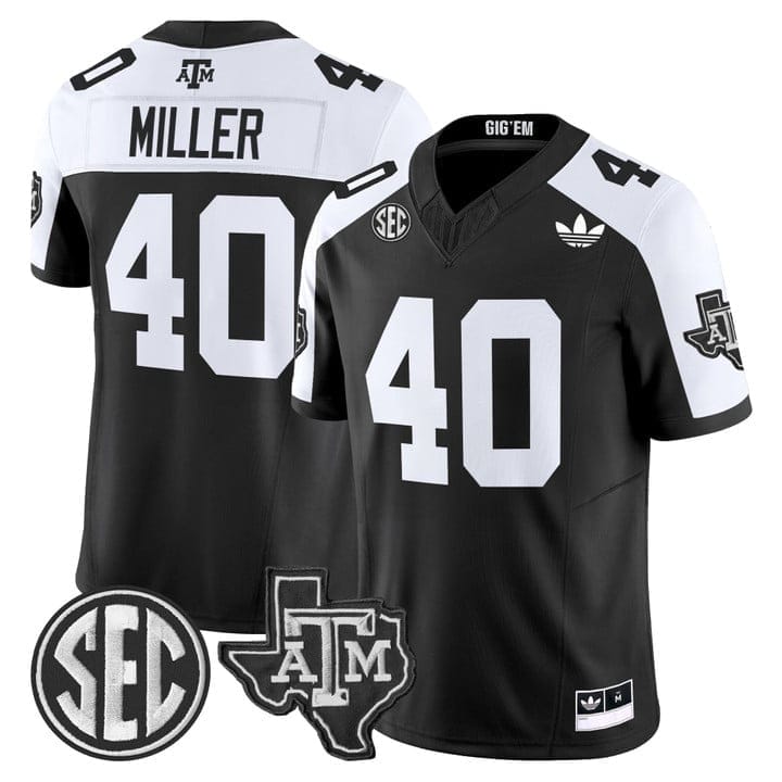 Von Miller Jersey #40 Texas A&M Aggies 2025 Vapor V2 Stitched - Image 3