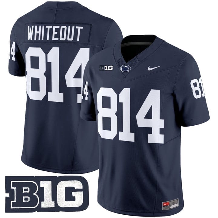 WHITEOUT Jersey #814 Penn State Vapor Limited 2025 Stitched - Image 3