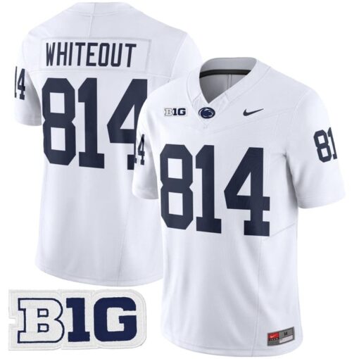 WHITEOUT Jersey #814 Penn State Vapor Limited 2025 Stitched