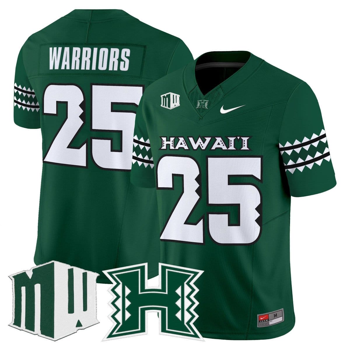 Warriors Jersey #25 Hawai'i Rainbow Warriors 2025 Vapor Stitched - Image 3