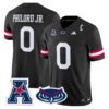 Wendol Philord Jersey 0 Florida Atlantic Owls 2025 All Stitched Black