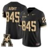 West Point Jersey 845 Army Black Knights 2025 SStitched Black