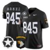 West Point Jersey 845 Army Black Knights 2025 Screaming Eagles Stitched Black