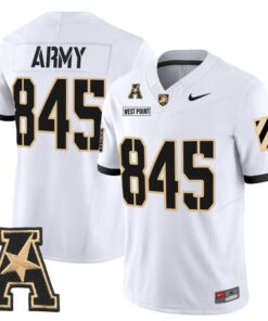West Point Jersey 845 Army Black Knights 2025 Vapor Stitched White