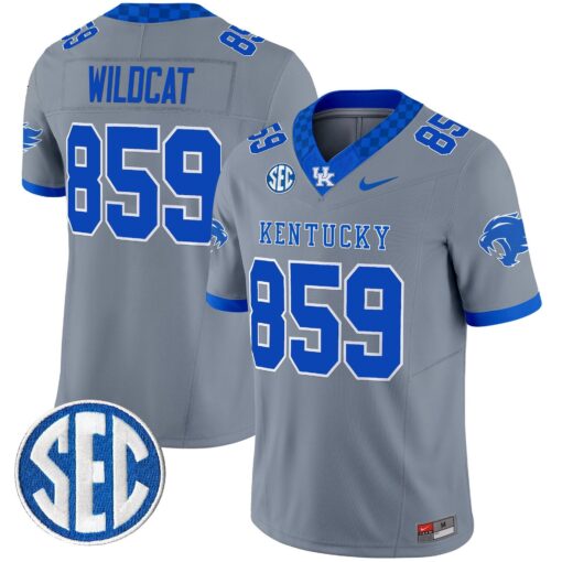 Wildcat Jersey #859 Kentucky Wildcats 2025 Limited Stitched - Image 4
