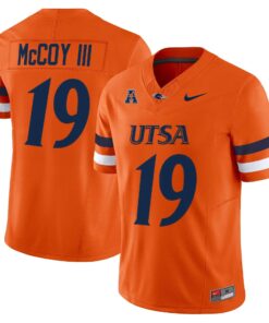 Willie McCoy III Jersey 19 UTSA Roadrunners 2025 Vapor Limited Stitched Orange
