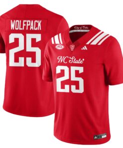 Wolfpack Jersey 25 State Wolfpack City of Oaks Vapor Limited Stitched Red