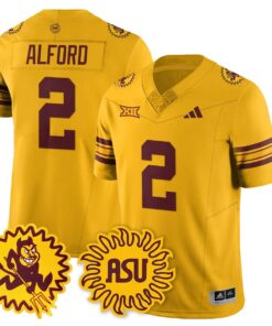 Xavion Alford Jersey 2 Arizona State Sun Devils 1975 Throwback Stitched Gold 631ba384 c4e0 4b8c a222 1717c895e1e2