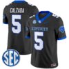 Zach Calzada Jersey 5 Kentucky Wildcats 2025 Limited Stitched Black