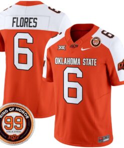 Zane Flores Jersey 6 Oklahoma State Cowboys 2025 Leslie O neal Patch Orange Alter 3df383d6 75b2 4845 aa67 0bcba7e04453