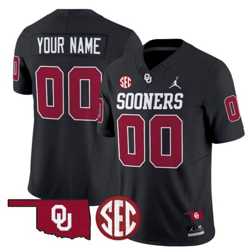 Custom Oklahoma Sooners Jersey Name, Number 2025 Vapor Limited Stitched All Colors - Image 6