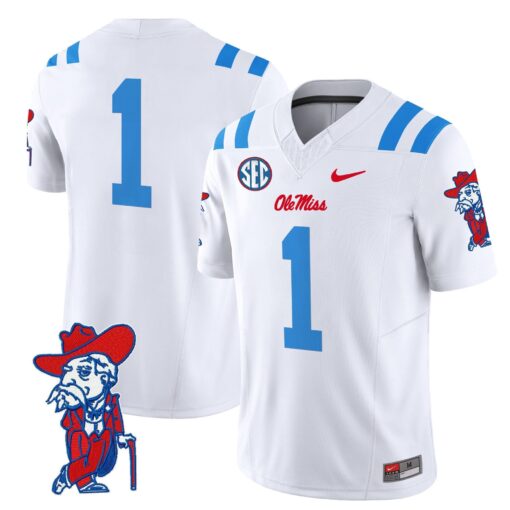 Ole Miss Rebels 2025 Vapor Limited Jersey V2 - All Stitched - Image 37