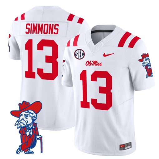 Ole Miss Rebels 2025 Vapor Limited Jersey V2 - All Stitched - Image 7