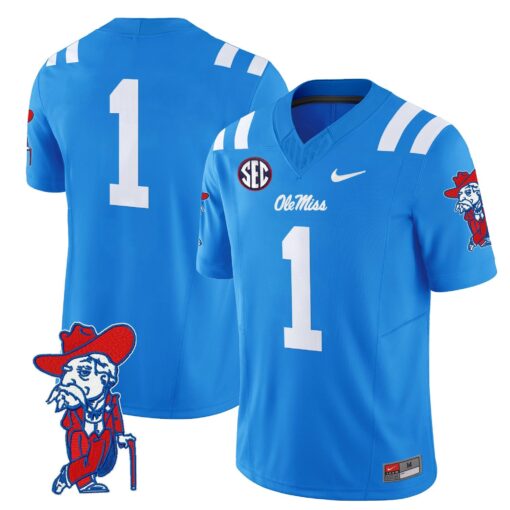 Ole Miss Rebels 2025 Vapor Limited Jersey V2 - All Stitched - Image 33