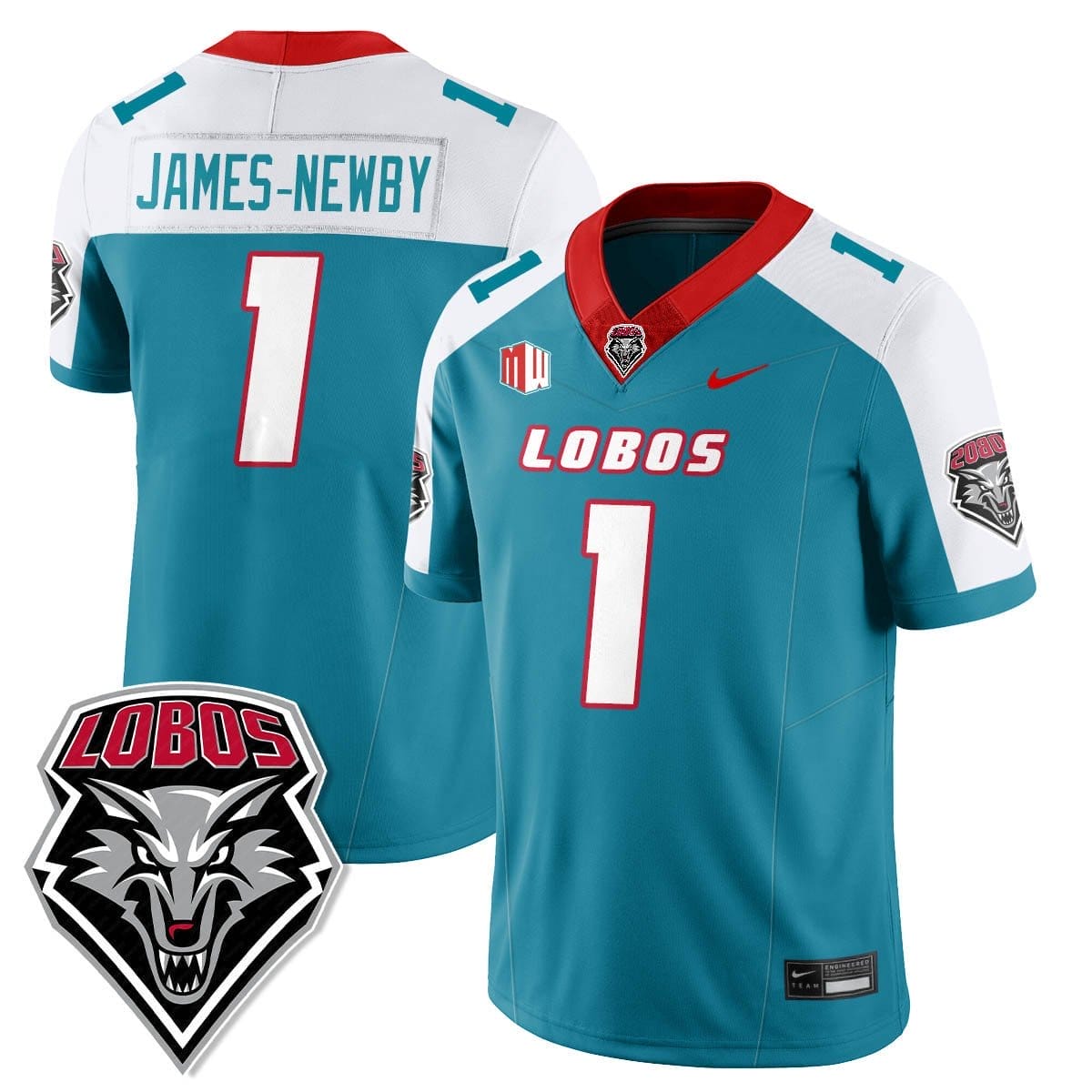 UNM Lobo Football 2025 Jersey - All Stitched - Image 4