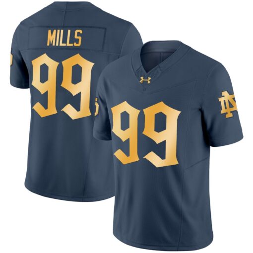 Notre Dame Fighting Irish Vapor Limited Jersey - All Stitched - Image 30