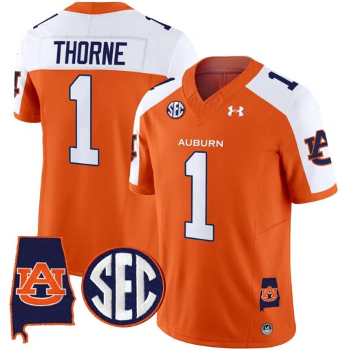 Auburn Tigers 2025 Alabama Patch Vapor Limited Jersey - All Stitched - Image 21