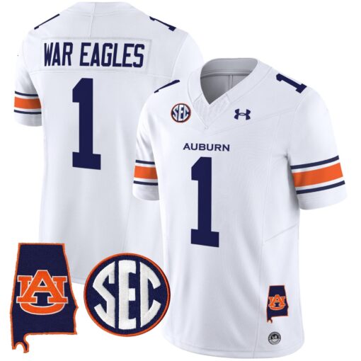 Auburn Tigers 2025 Alabama Patch Vapor Limited Jersey - All Stitched - Image 15