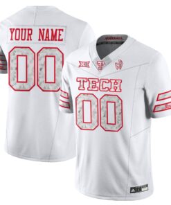 Texas Tech Football “GalvanICED” Custom Jersey - All Stitched