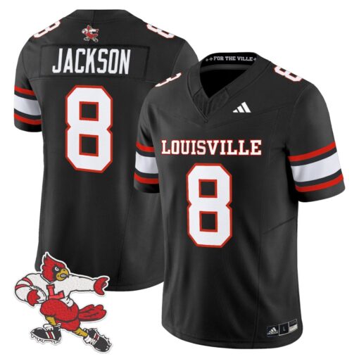 Louisville Cardinals '1980s Throwback' Vapor Limited Jersey - All Stitched - Image 44