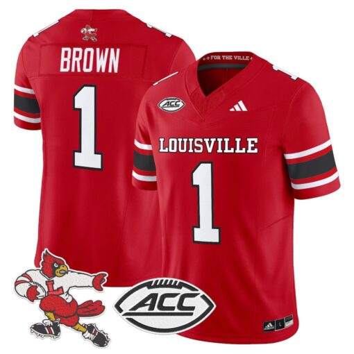 Louisville Cardinals '1980s Throwback' Vapor Limited Jersey - All Stitched - Image 34