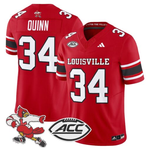 Louisville Cardinals '1980s Throwback' Vapor Limited Jersey - All Stitched - Image 49