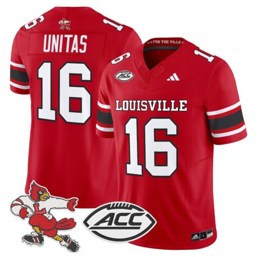 Louisville Cardinals '1980s Throwback' Vapor Limited Jersey - All Stitched - Image 51