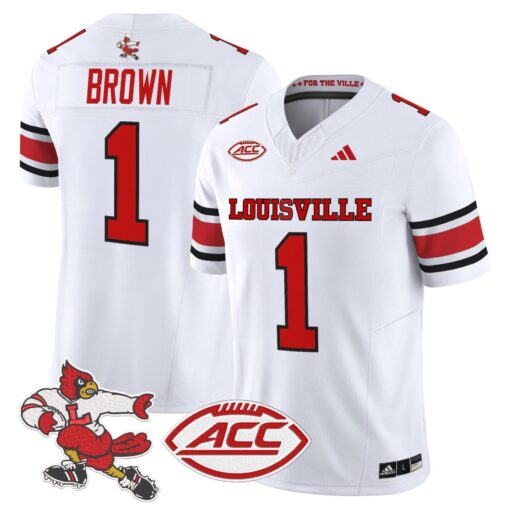 Louisville Cardinals '1980s Throwback' Vapor Limited Jersey - All Stitched - Image 6