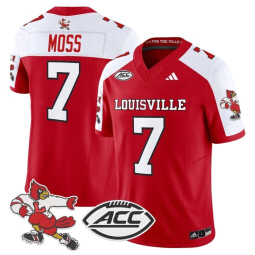 Louisville Cardinals '1980s Throwback' Vapor Limited Jersey - All Stitched - Image 25